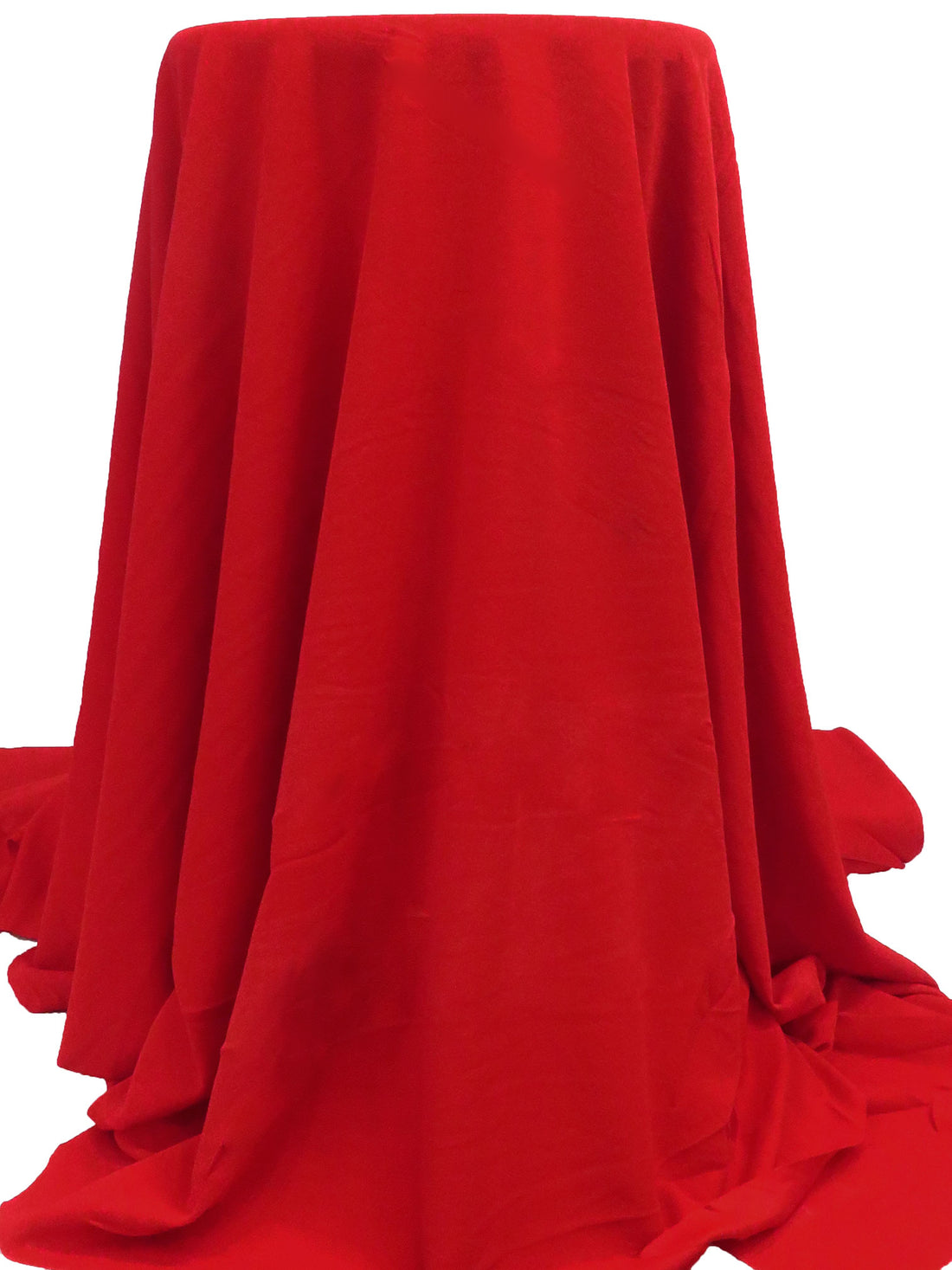 Firetruck Red Polyester/Lycra Crepe Techno Knit - NY Designer - 60W
