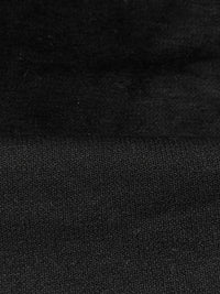 Black Cotton/Polyester/Lycra Stretch Velour Knit 66W