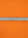 Vivid Carrot Orange Polyester/Lycra Jacquard Cable-Look Stripe Weave Double Knit - NY Designer - 60W