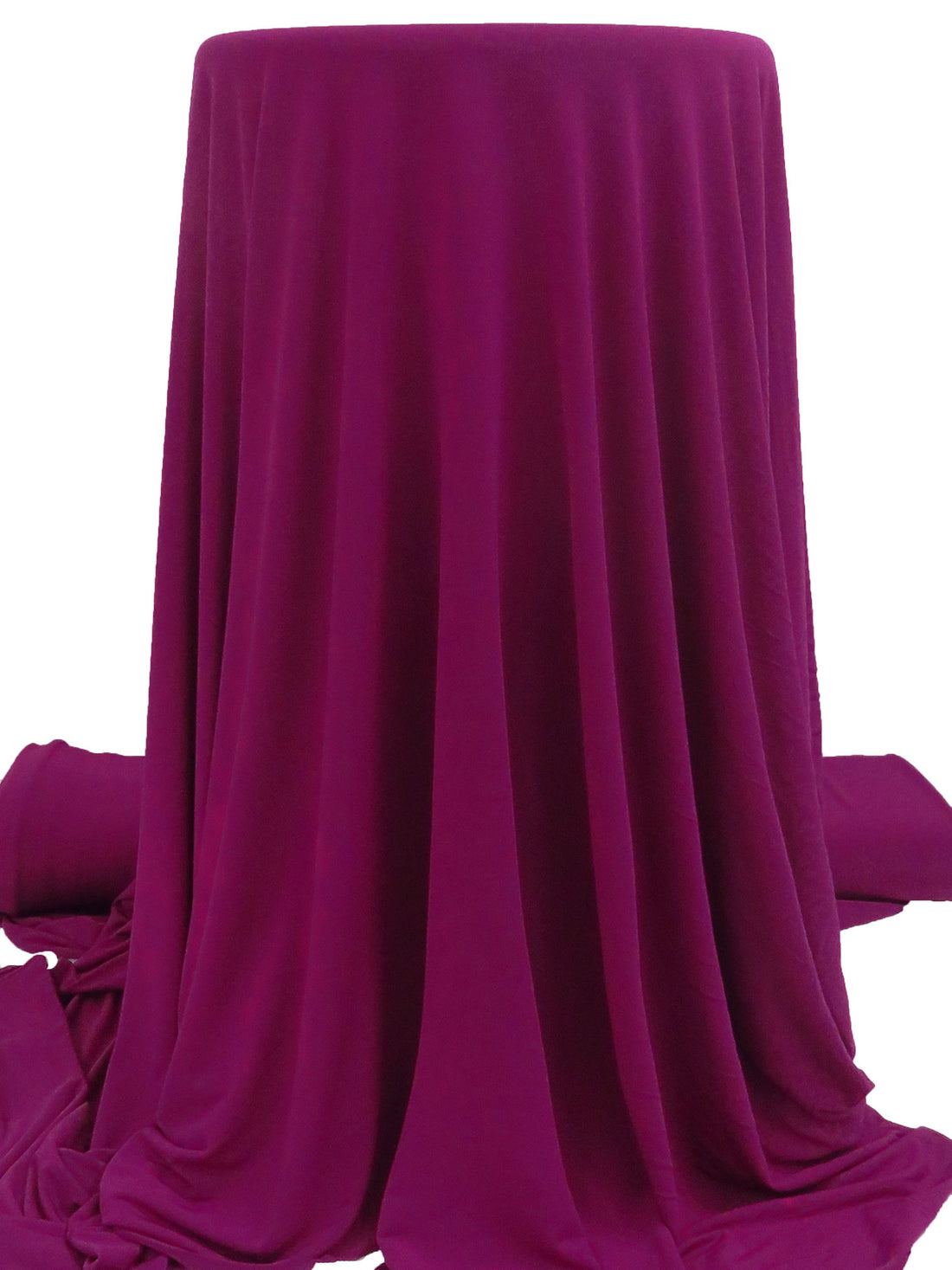 French Plum Polyester/Lycra ITY Knit - NY Designer - 58W