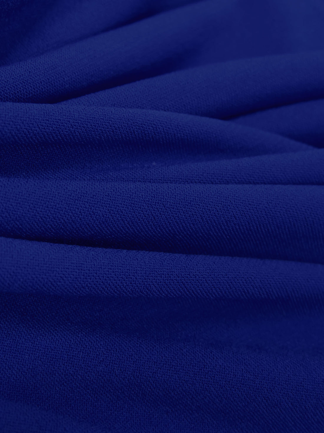 Dark Royal Blue Polyester/Lycra ITY Knit - NY Designer - 57W