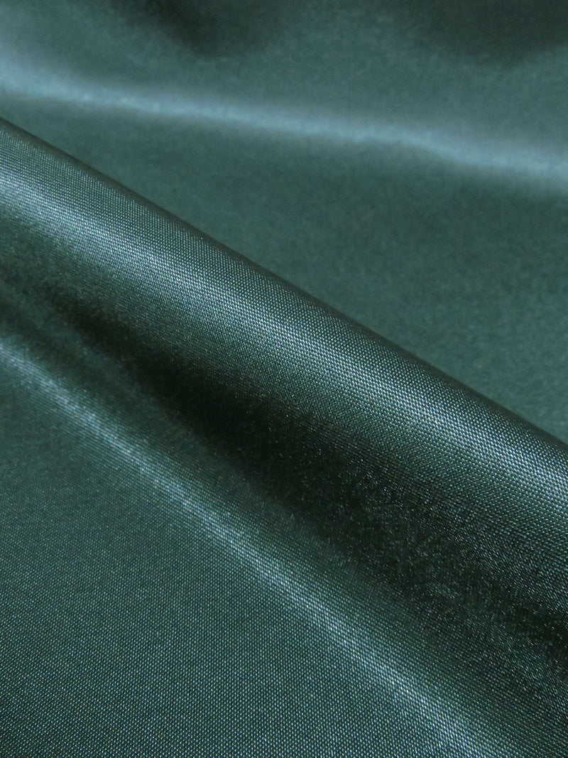 Deep Steel Teal 100% Polyester Charmeuse 58W