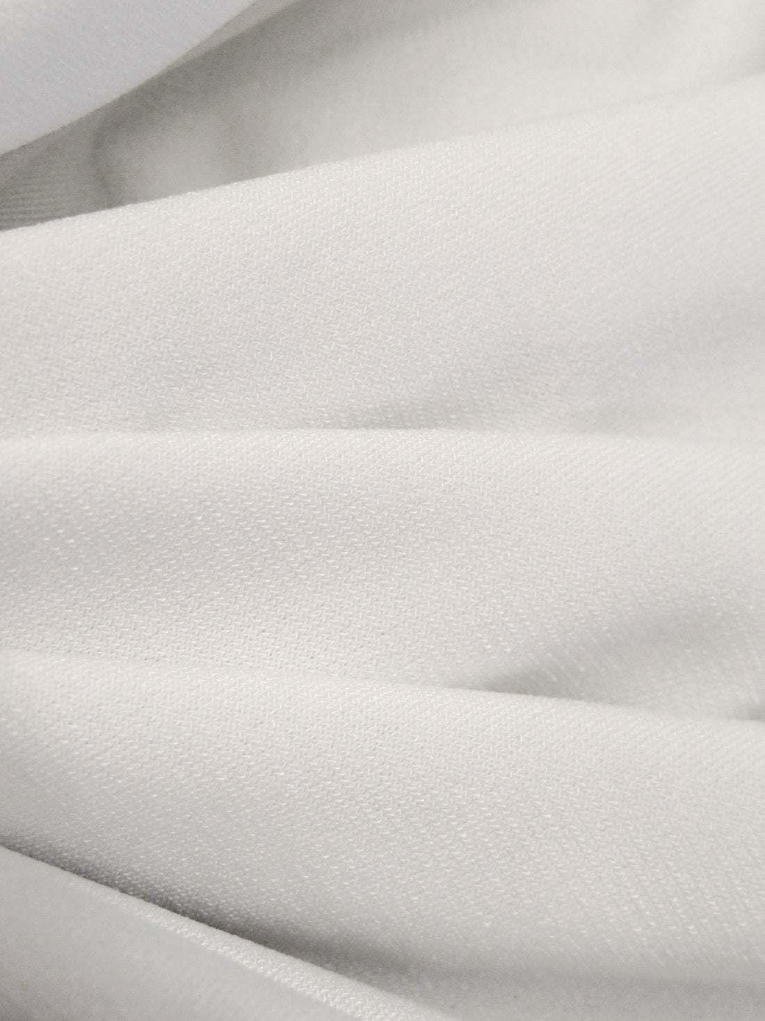 Snow White Polyester/Lycra ITY Knit - NY Designer - 57W