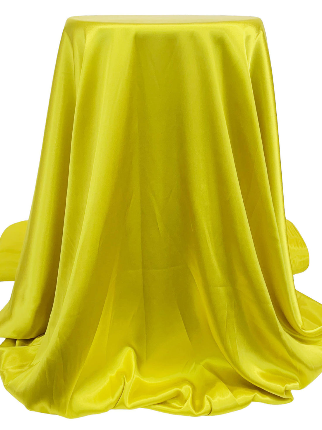 Bitter Lemon 100% Polyester Charmeuse - NY Designer - 56W