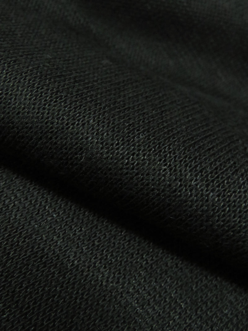 Crow Black 100% Rayon Sweater Jersey Knit 50W