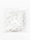 1/4" White Soft Knitted Elastic - 10 Yards