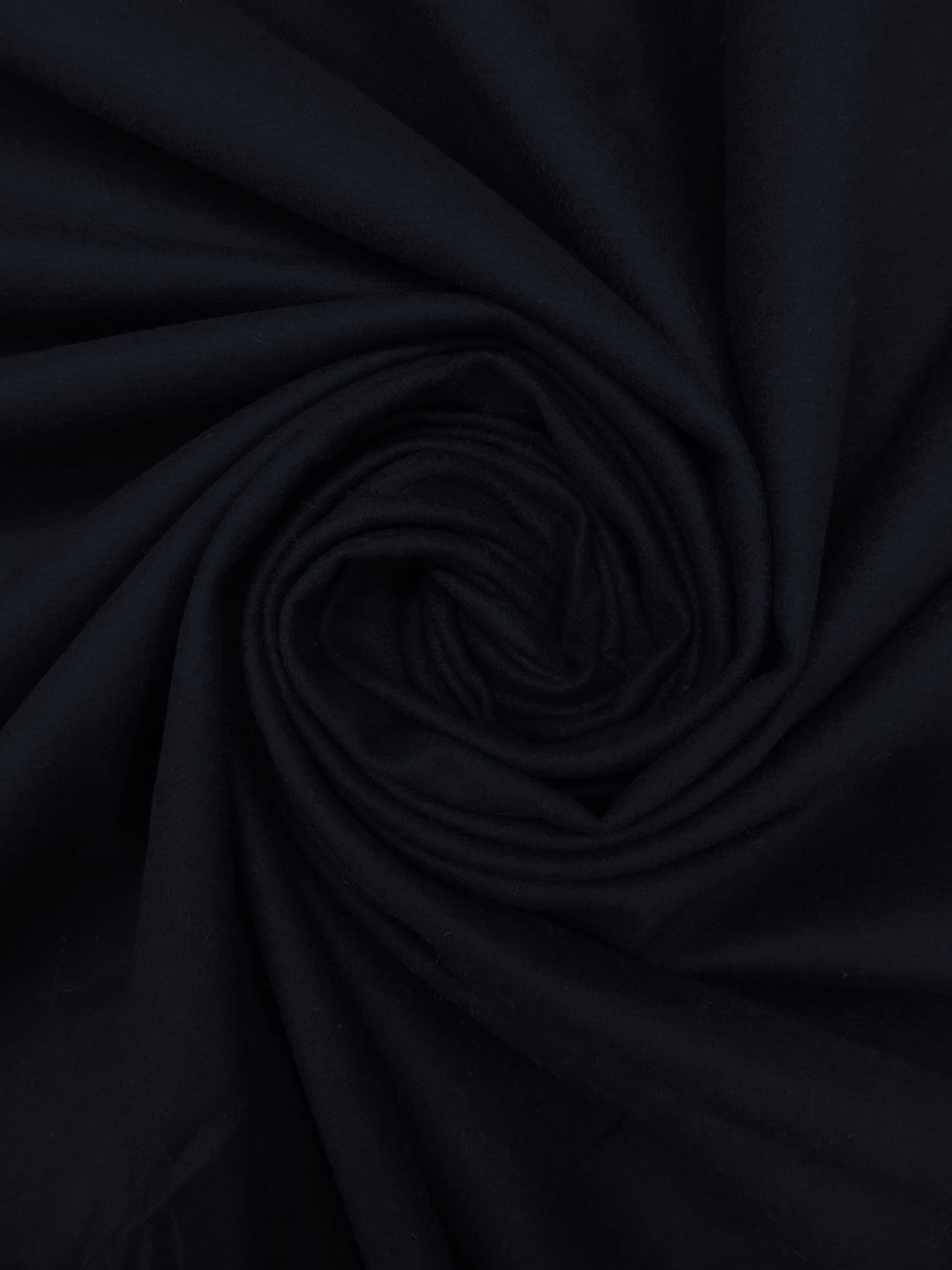 Midnight Blue 100% Wool Flannel Suiting - NY Designer - 59W