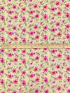 Cream/Byzantium Purple/Passion Pink/Multi 100% Rayon Floral Print Challis 58W