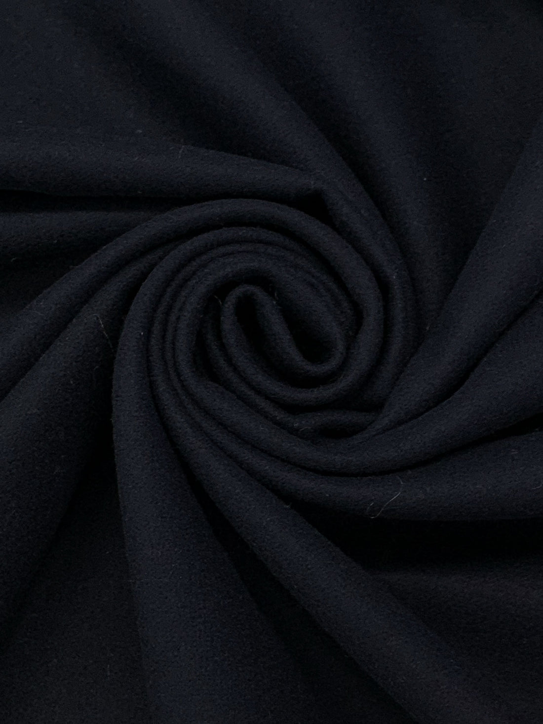 Deep Navy 100% Wool Melton Coating - NY Designer - 58W