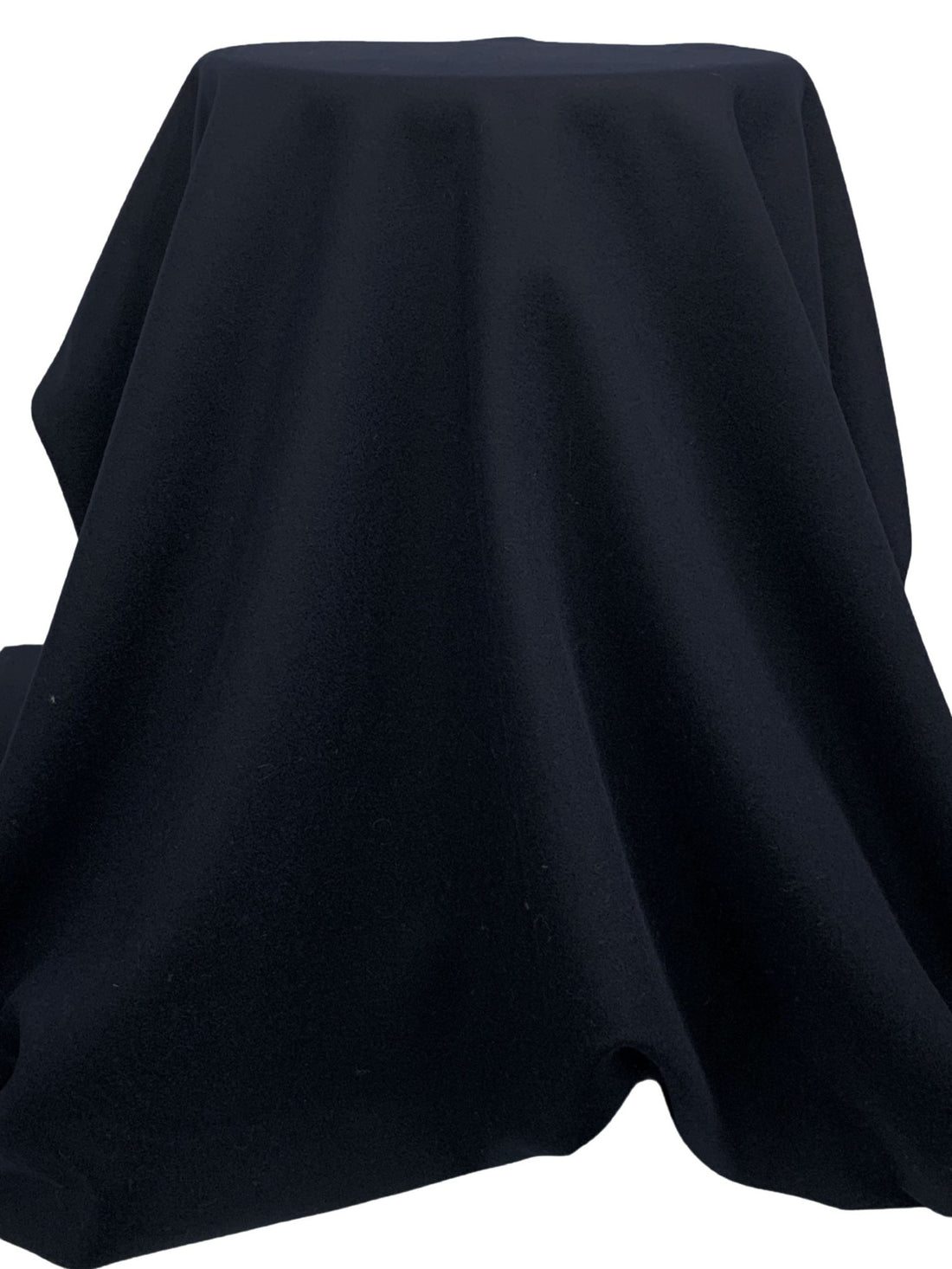 Deep Navy 100% Wool Melton Coating - NY Designer - 58W