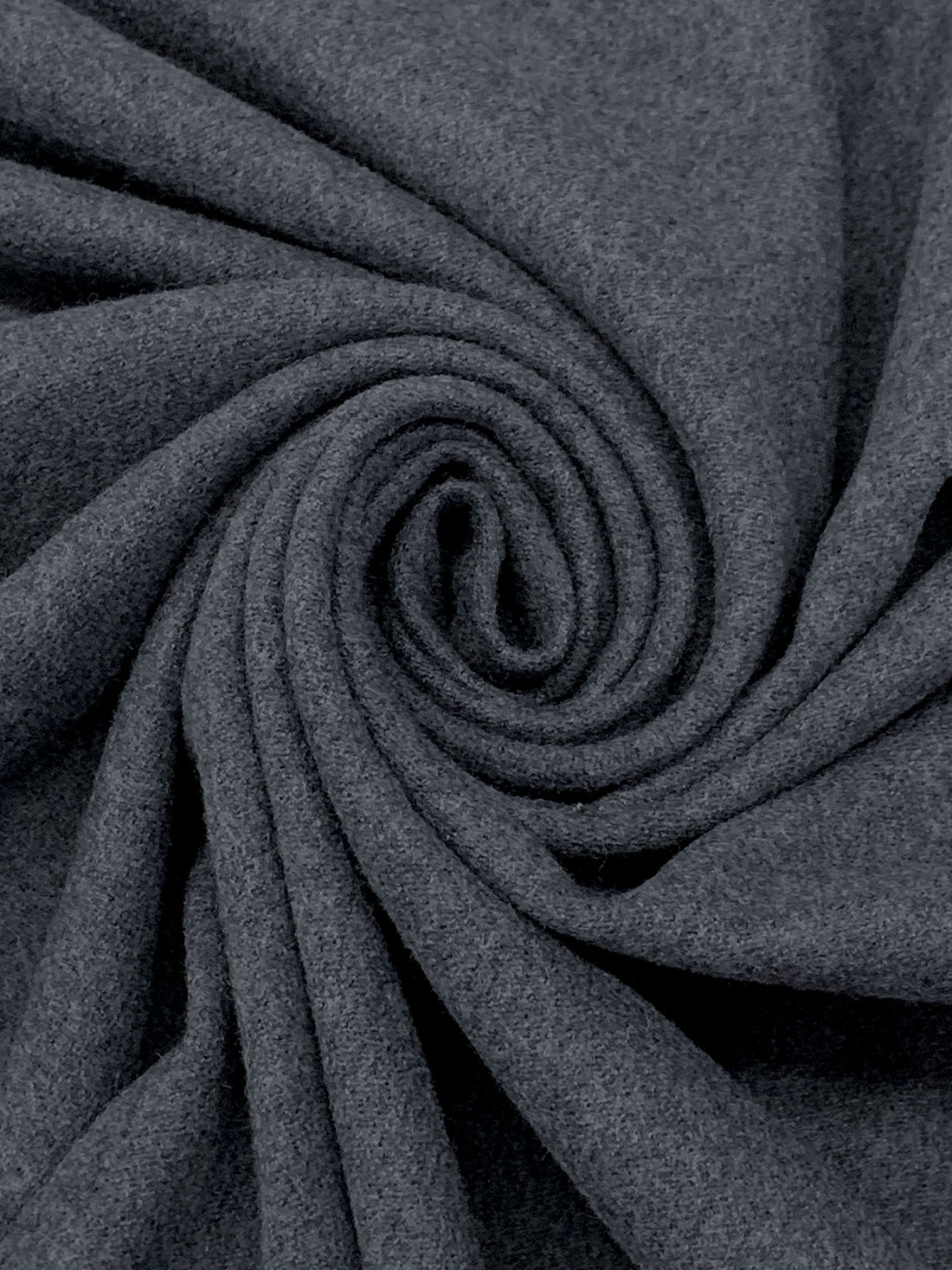 Independence Blue 100% Wool Heathered Flannel Coating - NY Designer - 60W
