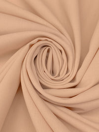 Muted Sandy Peach Worsted Wool/Microfiber Crepe Suiting 60W