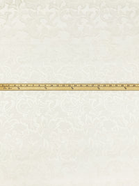 Alabaster Polyester/Cotton Floral Weave Brocade 58W