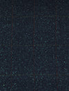 Prussian Blue/Dark Olive/Shadow Blue Wool/Silk Herringbone Windowpane Plaid Flannel Suiting 58W