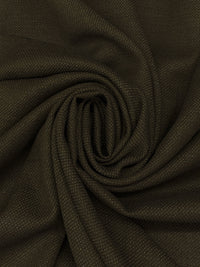 Shadow Brown/Espresso 100% Worsted Wool Basketweave Suiting 60W