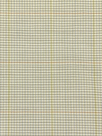 Cream/Olive Green/Sky Blue/Multi 100% Worsted Wool Windowpane Check Plaid Suiting 60W