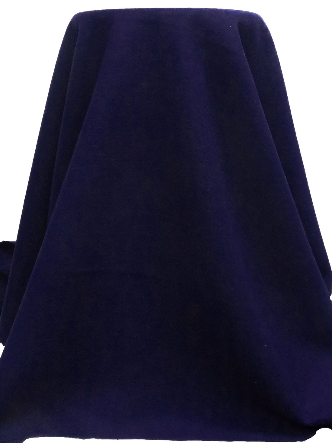 Midnight Blue 100% Wool Felted Crepe Suiting - NY Designer - 56W