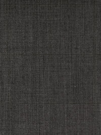 Gray/Black/Dark Rifle Green 100% Worsted Wool Sharkskin Windowpane Plaid Suiting 58W