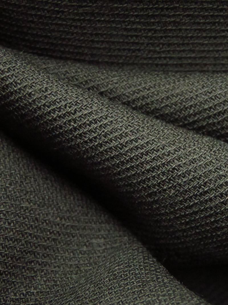 Winter Black 100% Worsted Wool Tricone Suiting 60W