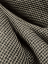 Stone Terrace/Black 100% Worsted Wool Micro Houndstooth Suiting 60W