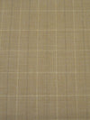 Camel/Sand/Cedar Brown 100% Worsted Wool Windowpane Plaid Weave Suiting 60W