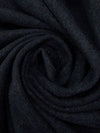 Dark Navy/Black 100% Wool Heathered Coating - NY Designer - 62W