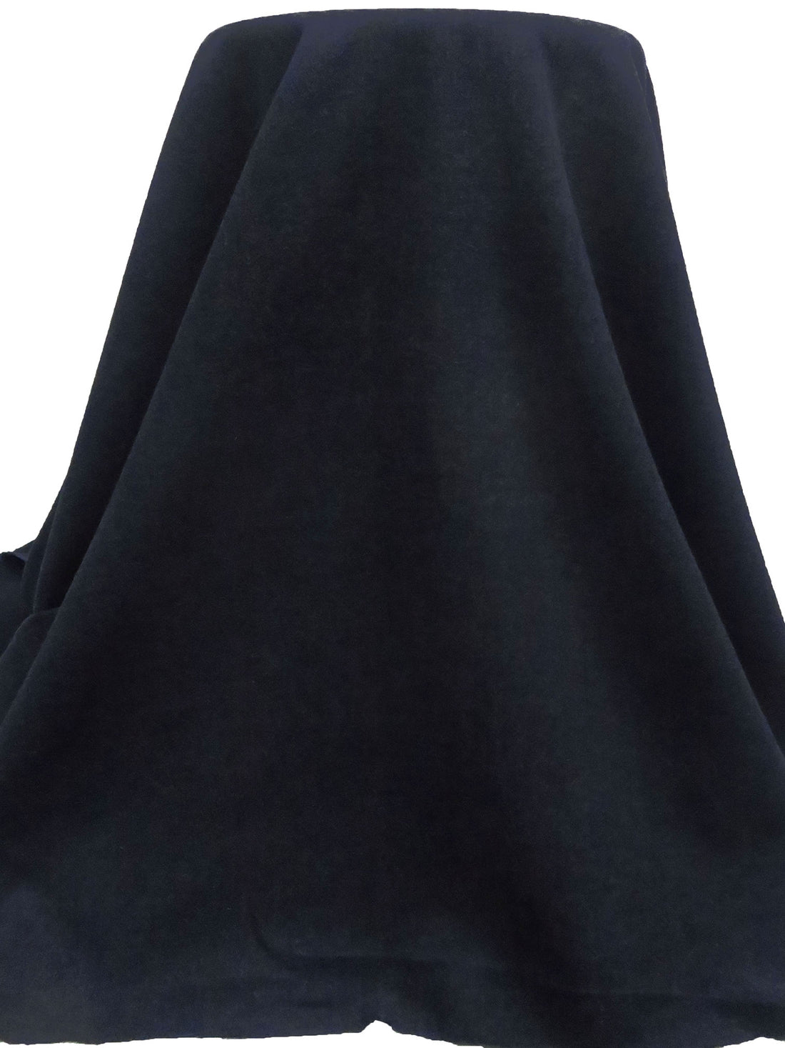 Dark Navy/Black 100% Wool Heathered Coating - NY Designer - 62W