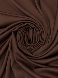 Royal Brown 100% Polyester Charmeuse - NY Designer - 58W