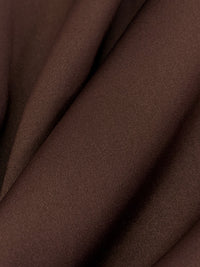 Royal Brown 100% Polyester Charmeuse - NY Designer - 58W