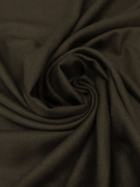 Dark Willow Brown/Olive Green 100% Worsted Wool Two-Tone Twill Suiting 60W