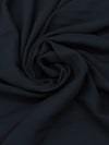 Navy Blue 100% Worsted Wool Tricotine Suiting 58W