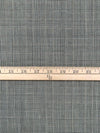 SOLD AS IS ONLY - Nickel Gray/Black/Copper Worsted Wool/Lycra Glen Plaid Stretch Suiting 62W