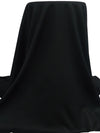 Black Cashmere/Dacron Flannel Suiting - NY Designer - 58W