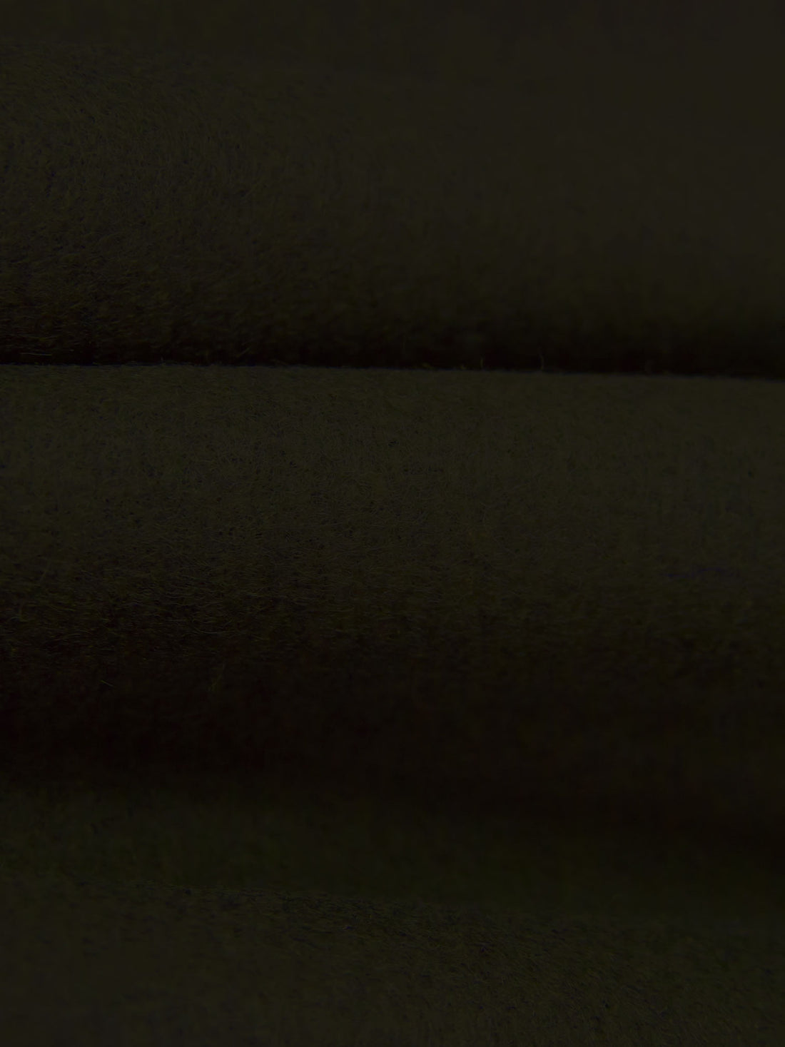 Dark Muted Rifle Green 100% Wool Coating - NY Designer - 53W