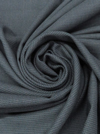 Colonial Blue/Storm Blue/Muted Black 100% Worsted Wool Novelty Wool Suiting 62W