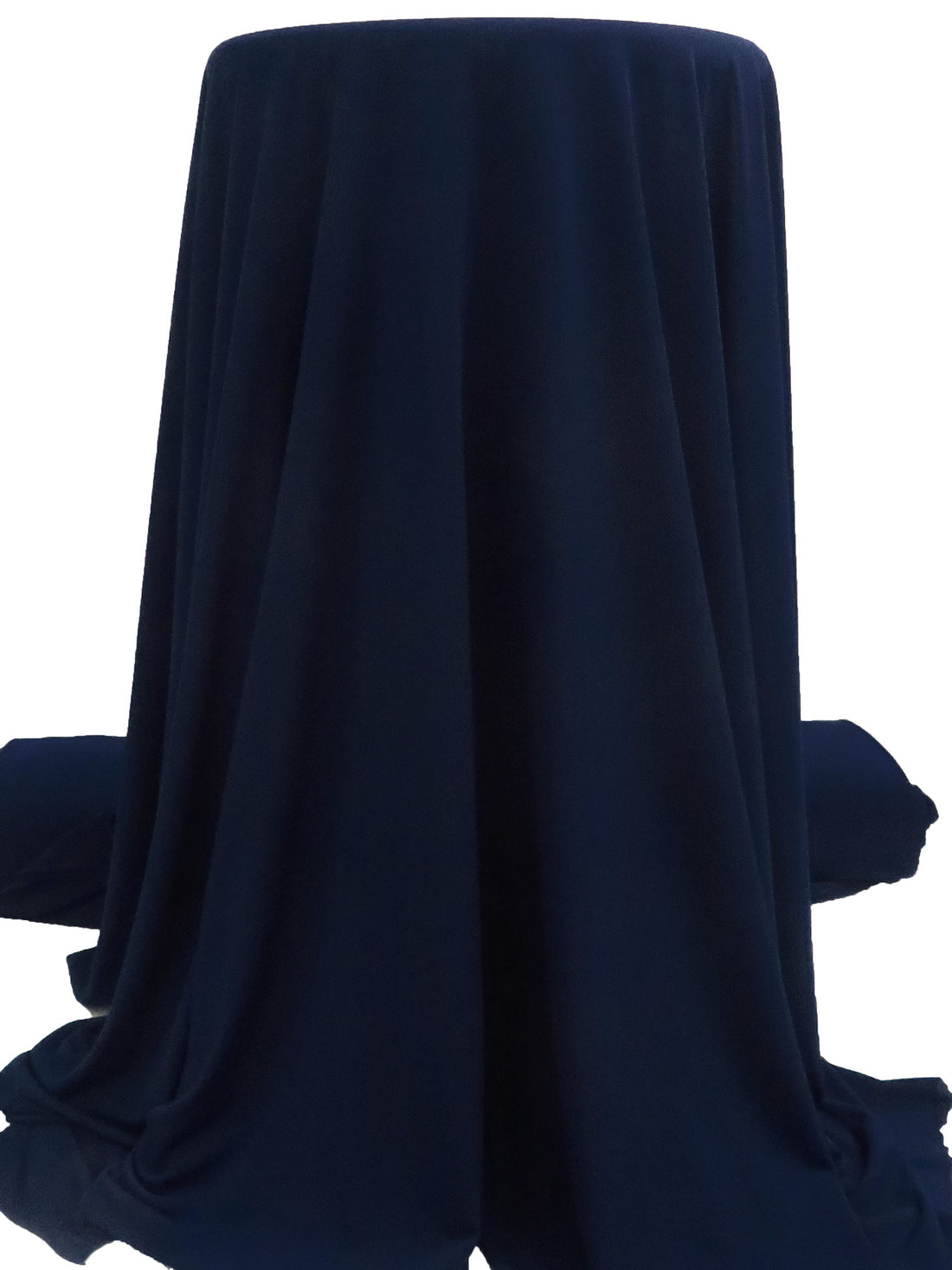 Dark Cetacean Blue Polyester/Lycra ITY Knit - NY Designer - 56W