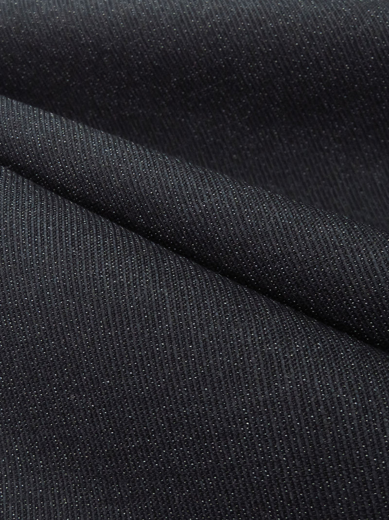 Dark Charcoal Gray/Storm Gray 100% Worsted Wool Heathered Suiting 66W