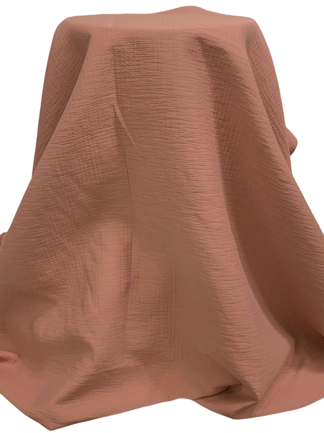 Canyon Clay 100% Cotton Micro Pindot Weave Crinkle Double Cloth Woven 54W