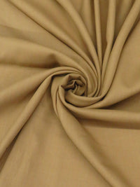 Dark Camel 100% Worsted Wool Fine Crepe Suiting 60W