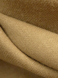 Dark Camel 100% Worsted Wool Fine Crepe Suiting 60W