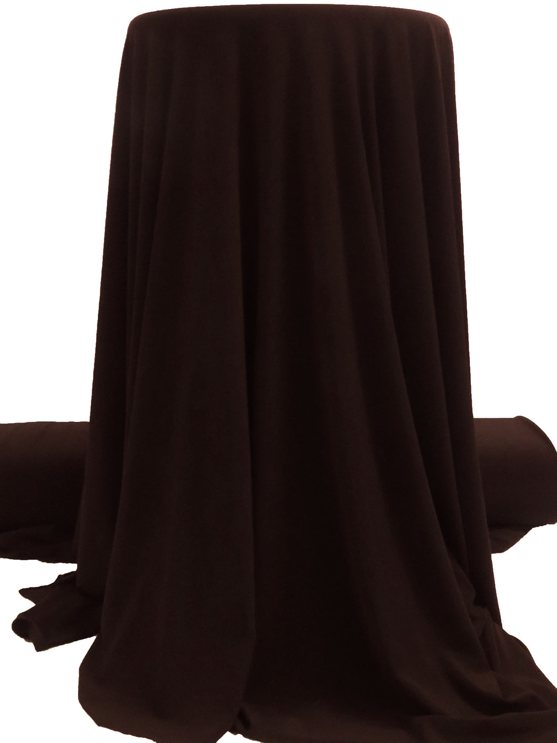 Dark Chocolate Polyester/Lycra ITY Knit - NY Designer - 57W