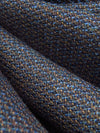 Midnight Blue/Dark Navy/Chocolate/Multi 100% Worsted Wool Crepe Suiting 60W