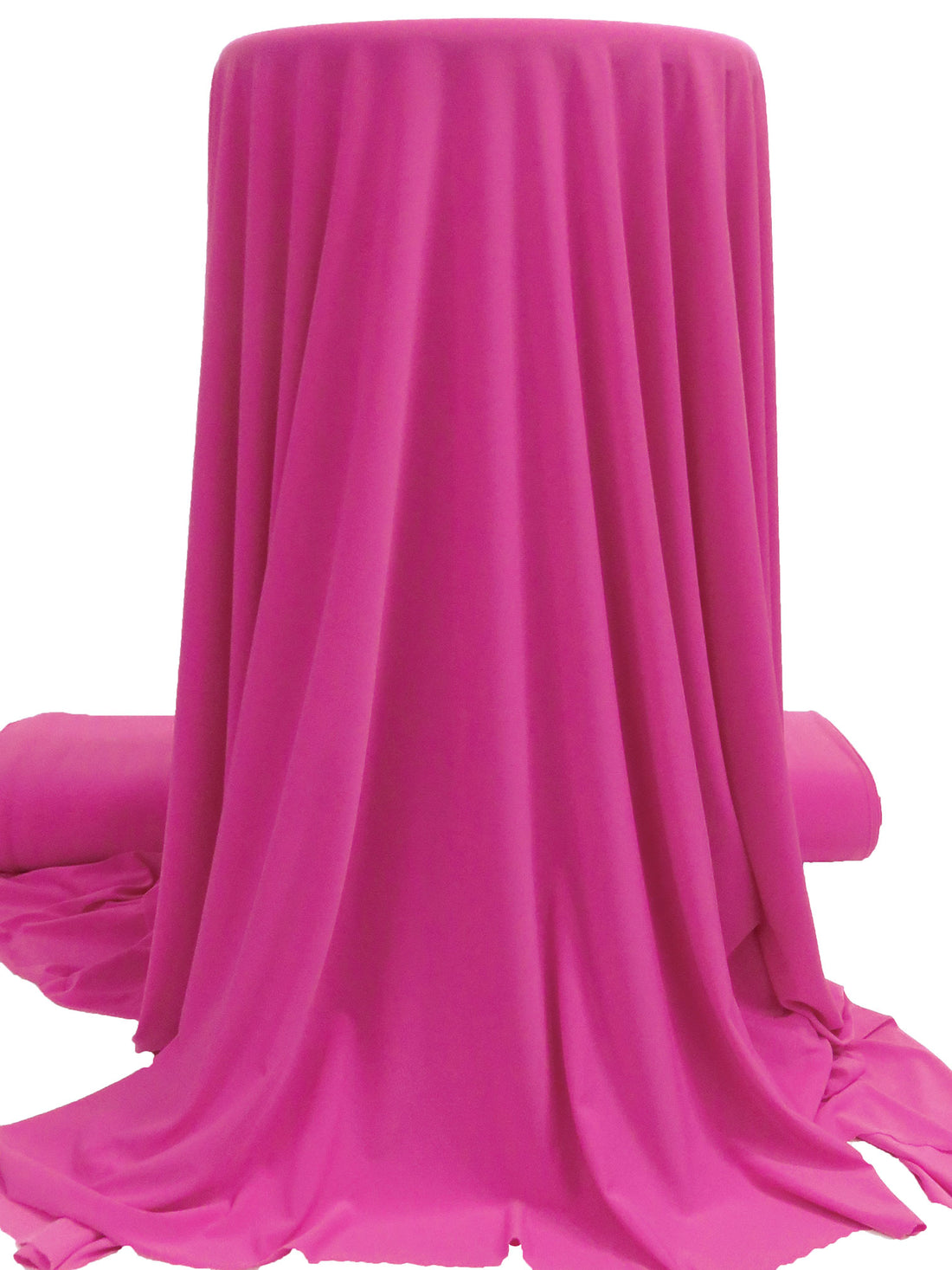 Muted Fuchsia Polyester/Lycra ITY Knit - NY Designer - 56W