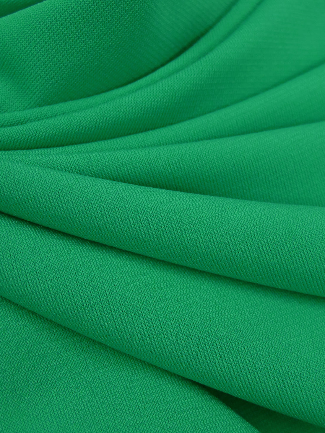 Shamrock Green Polyester/Lycra ITY Knit - NY Designer - 56W