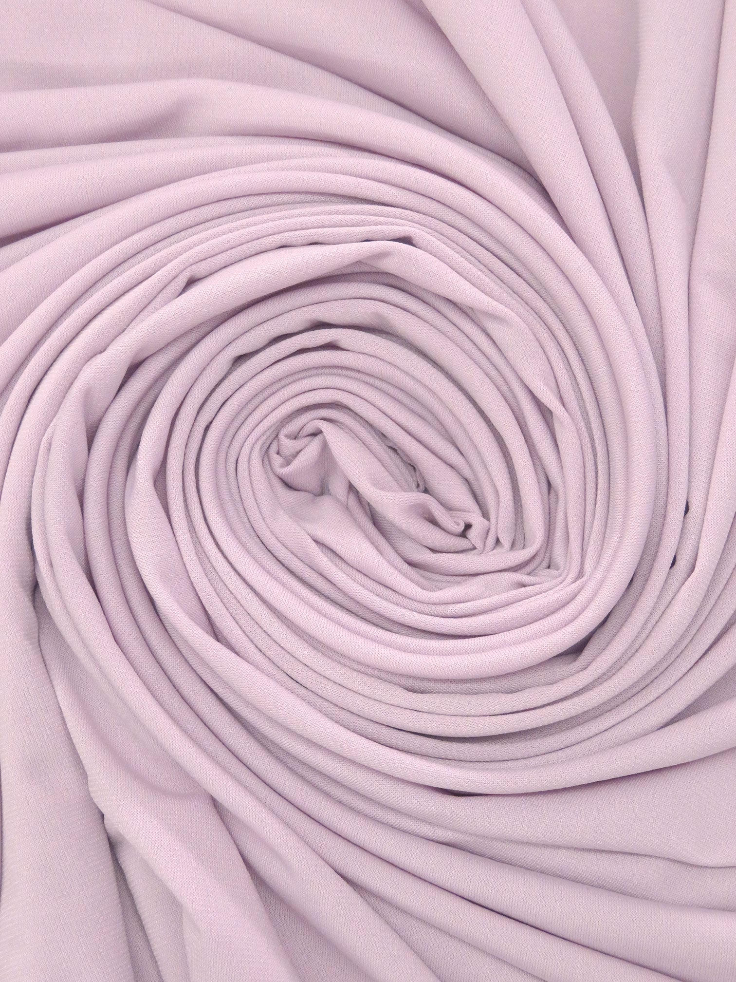 Pale Lilac Pink Polyester/Lycra ITY Knit - NY Designer - 57W
