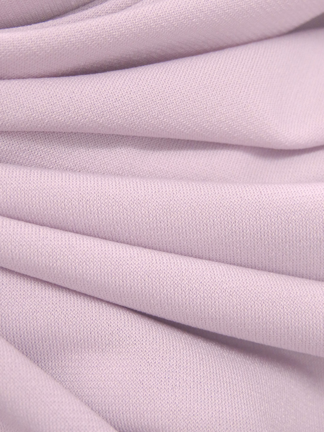 Pale Lilac Pink Polyester/Lycra ITY Knit - NY Designer - 57W