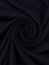 Midnight Navy 100% Worsted Wool Crepe Suiting 60W