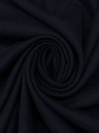 Midnight Navy 100% Worsted Wool Crepe Suiting 60W