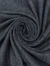 Navy/Brown/Gray 100% Wool Novelty Herringbone Flannel Suiting 58W