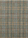 Oatmeal/Forest Green/Brick Red/Multi 100% Wool Glen Plaid Shetland Suiting/Coating - NY Designer - 58W